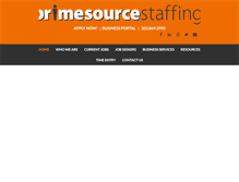 Tablet Screenshot of primesourcestaffing.com